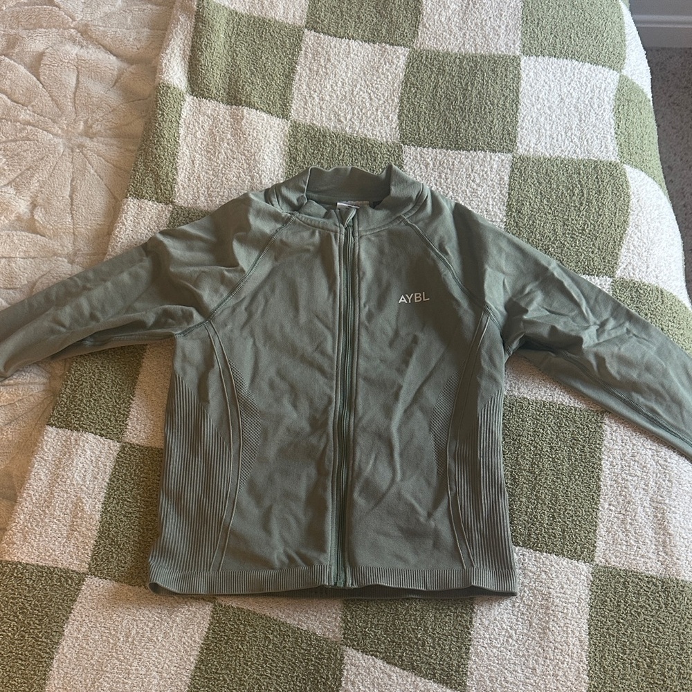 AYBL Sage Green Full-Zip Jacket